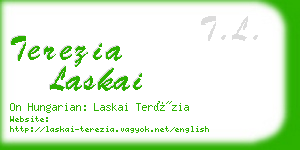 terezia laskai business card